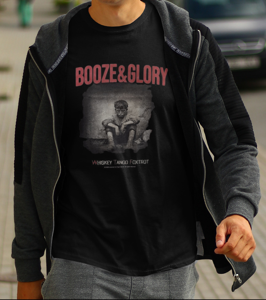 Booze And Glory Whiskey Tango Foxtrot Indonesia Japan Tour 2026 T-Shirt