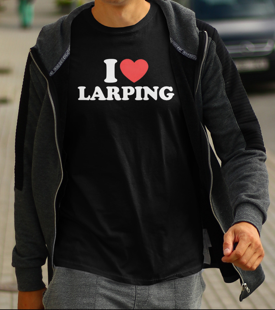 I Heart Larping Red Heart T-Shirt