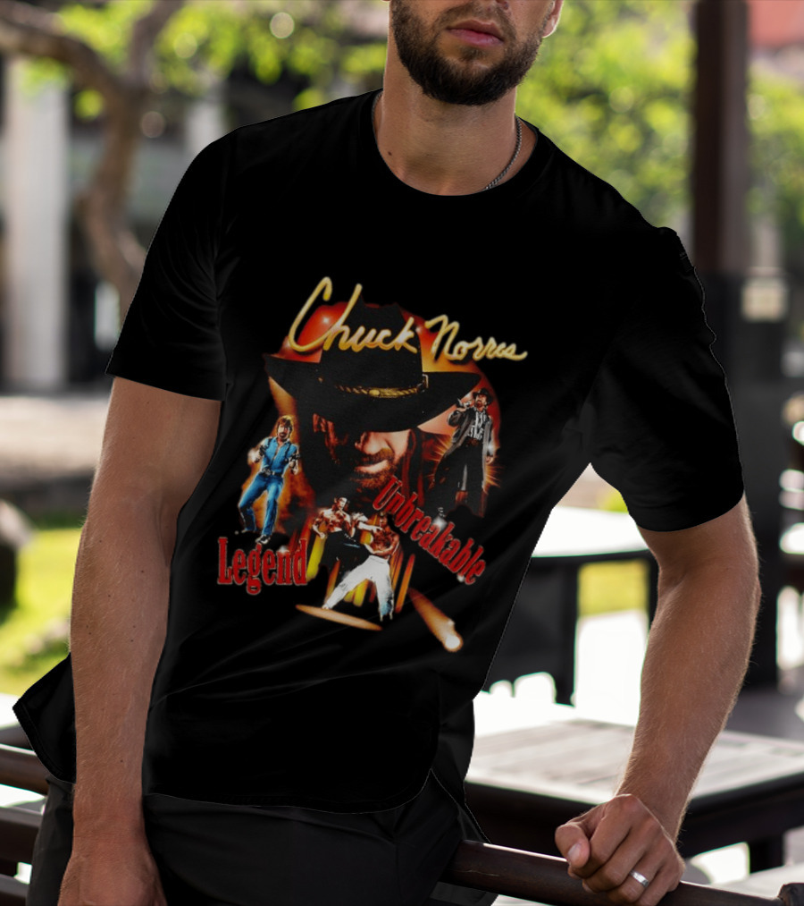 Chuck Norris Legend Unbreakable Martial Arts Action T-Shirt