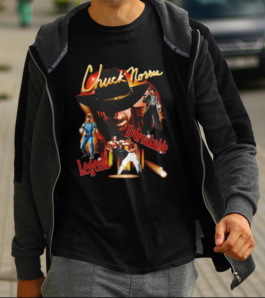 Chuck Norris Legend Unbreakable Martial Arts Action T-Shirt