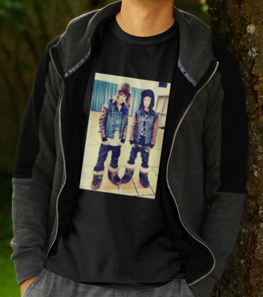Justin Bieber Jaden Smith Never Say Never Denim And Fur Outfits T-Shirt