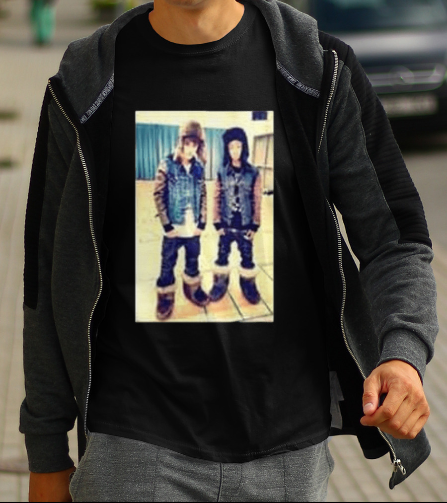 Justin Bieber Jaden Smith Never Say Never Denim And Fur Outfits T-Shirt