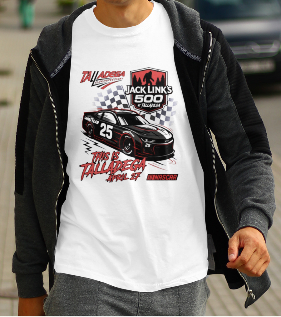 Jack Link's 500 Ghost Car Talladega April 27 NASCAR Racing T-Shirt