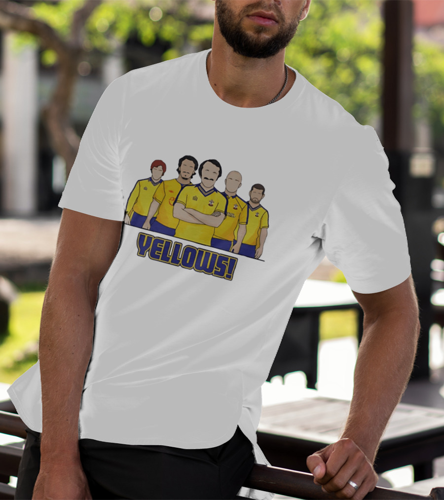 Yellows Southampton Football Club Retro Team T-Shirt