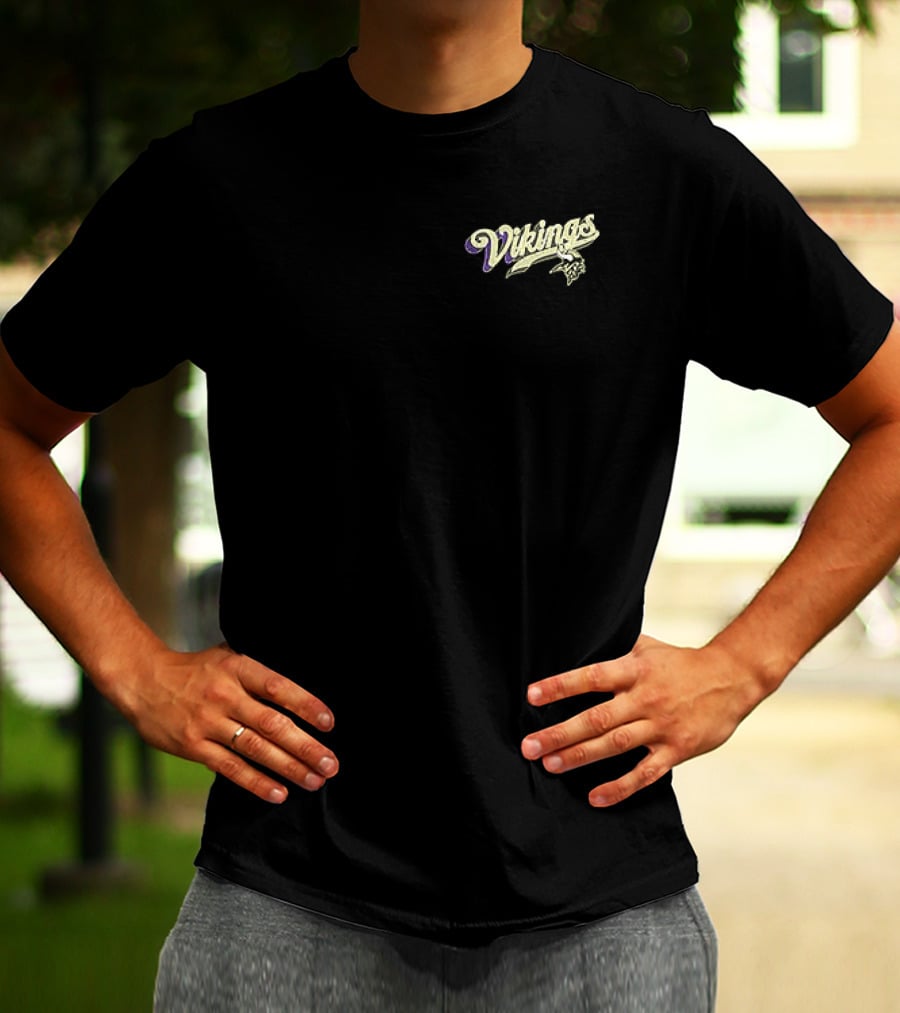 Born X Raised Minnesota Vikings Skol Script T-Shirt