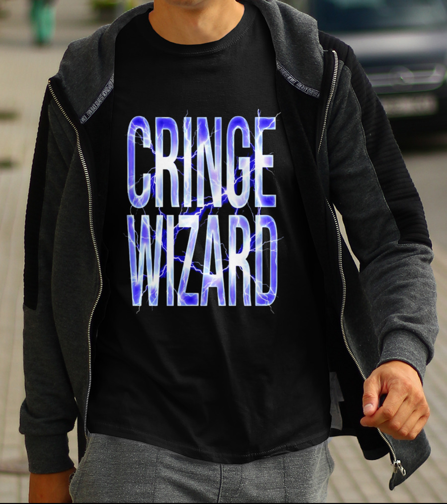 Cringe Wizard Electrified Lightning T-Shirt