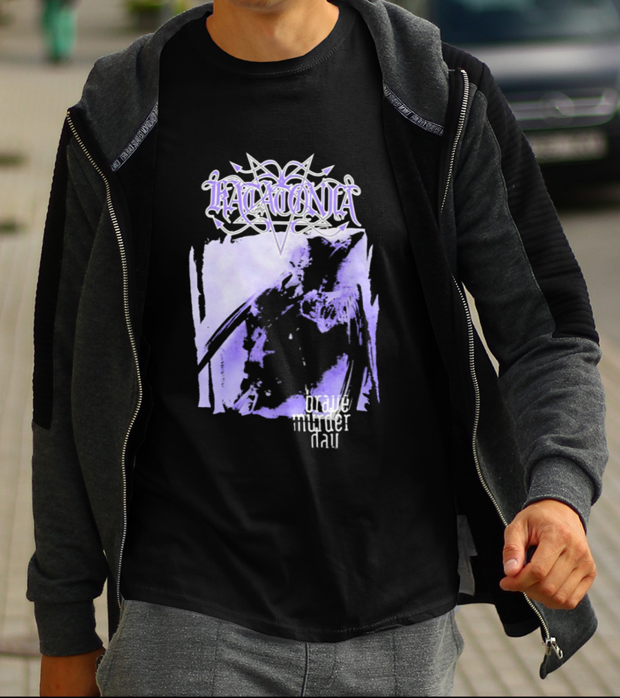 Katatonia Brave Murder Day Album Cover Art Purple Abstract T-Shirt