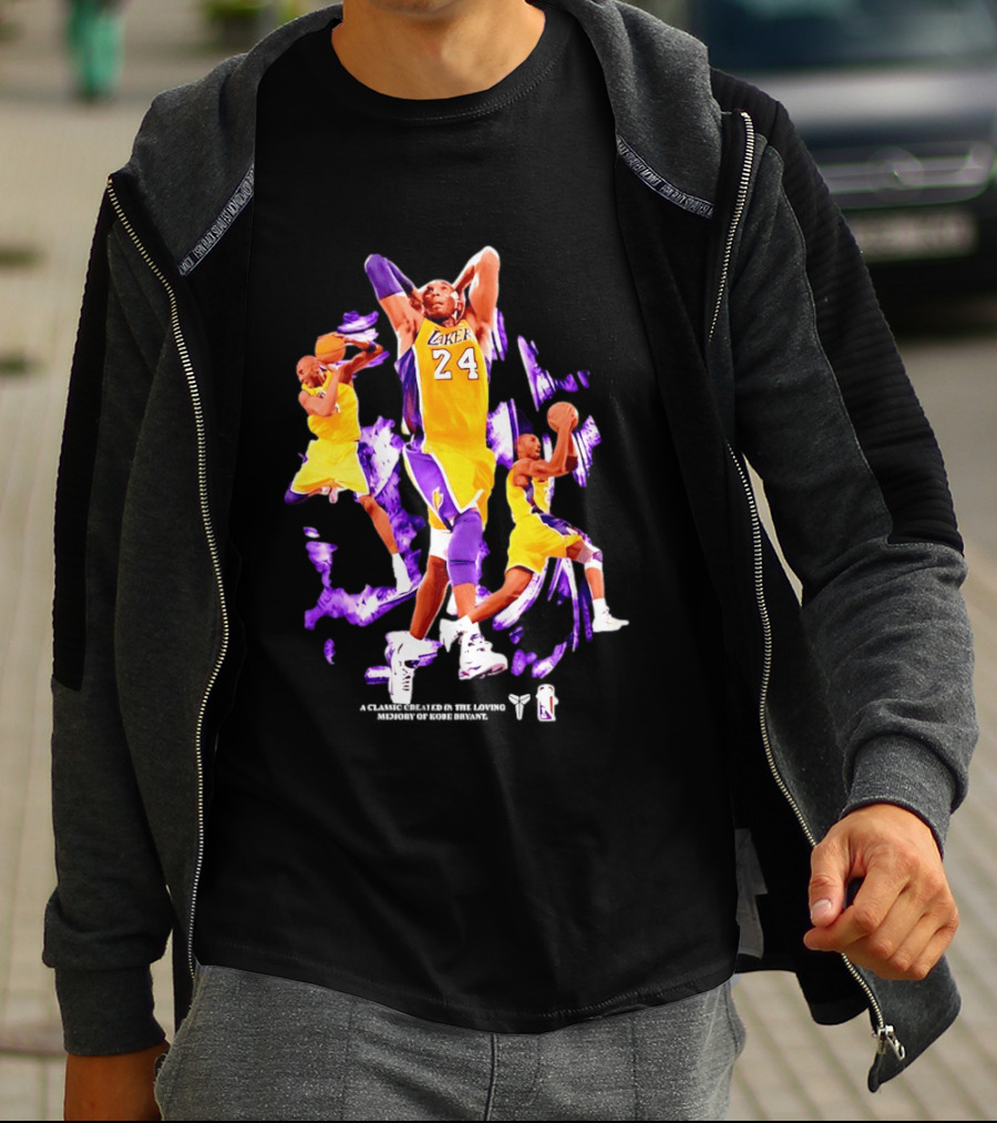 Kobe Bryant Los Angeles Lakers 24 Basketball Legacy Collection T-Shirt