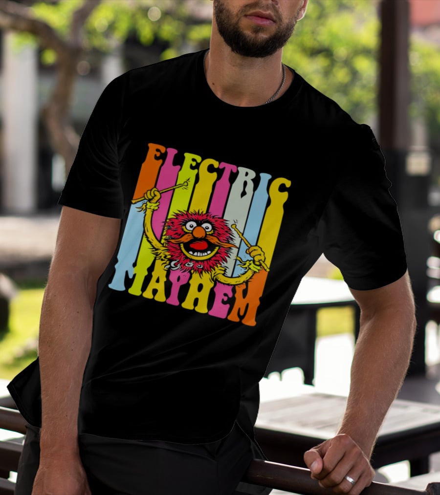 Electric Mayhem Muppets Dr. Teeth Animal Drummer T-Shirt