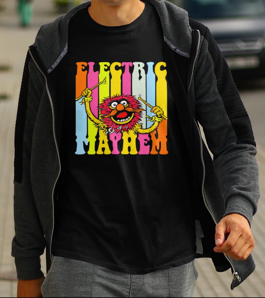 Electric Mayhem Muppets Dr. Teeth Animal Drummer T-Shirt