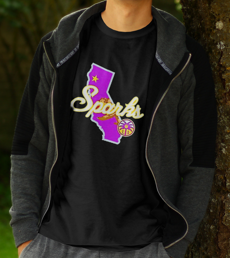 Los Angeles Sparks Hometown 2026 WNBA Draft New Era T-Shirt