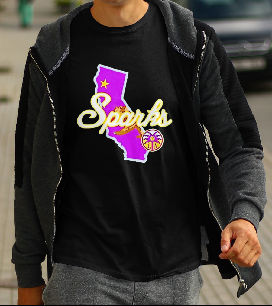 Los Angeles Sparks Hometown 2026 WNBA Draft New Era T-Shirt