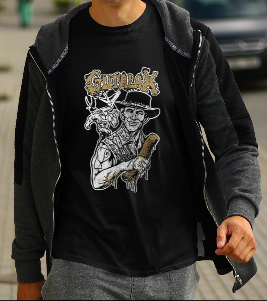 Gutalax Smear Campaign Dates Schedule Crocodile Dundee T-Shirt