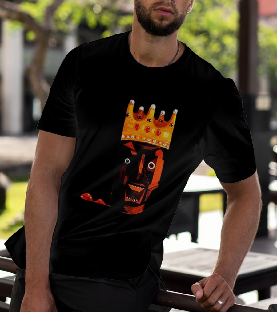 Ye At Coachella King Crowned Abstract Face T-Shirt