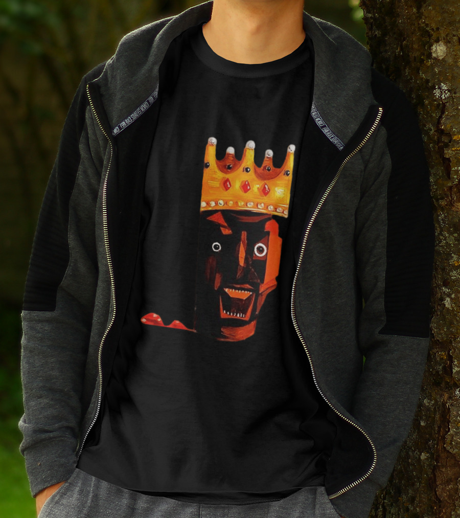 Ye At Coachella King Crowned Abstract Face T-Shirt