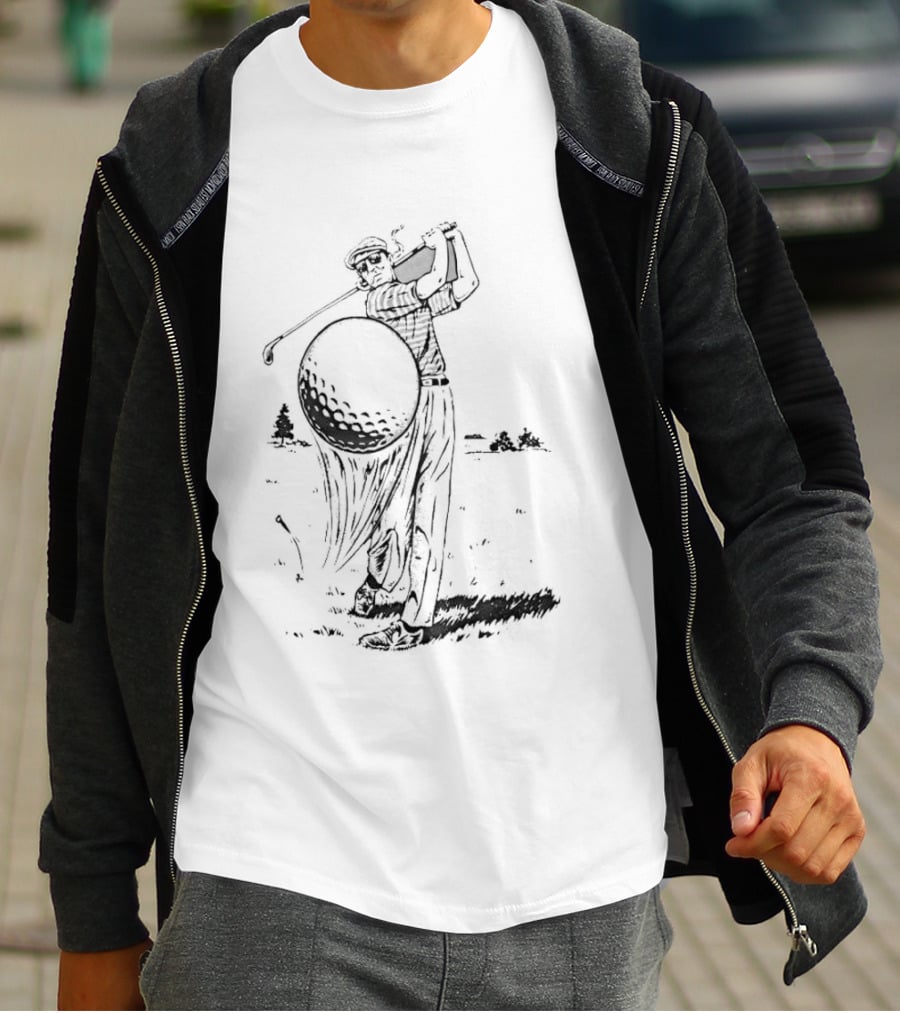 Golfer Evolution Vintage Swinging Champion T-Shirt