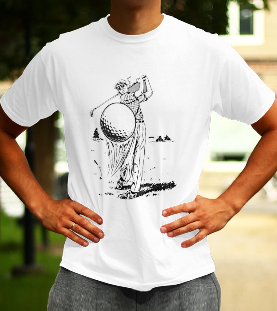 Golfer Evolution Vintage Swinging Champion T-Shirt