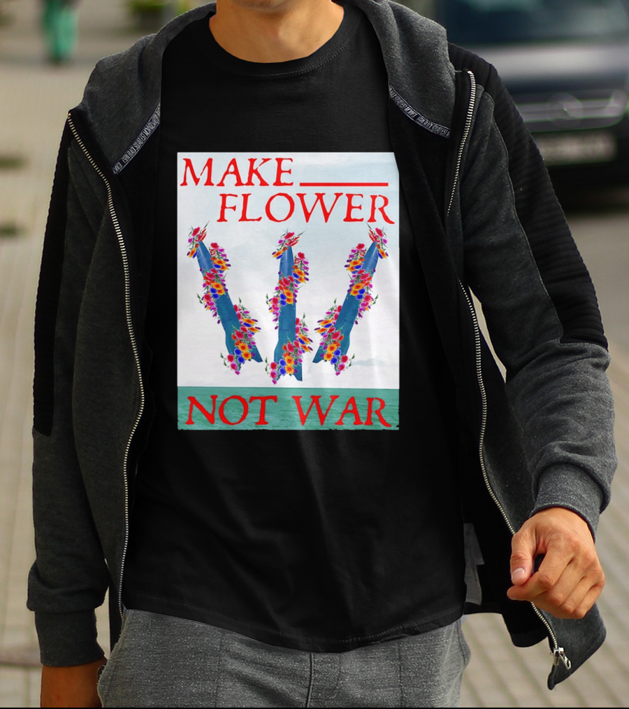 Minuteman III Make Flower Not War T-Shirt