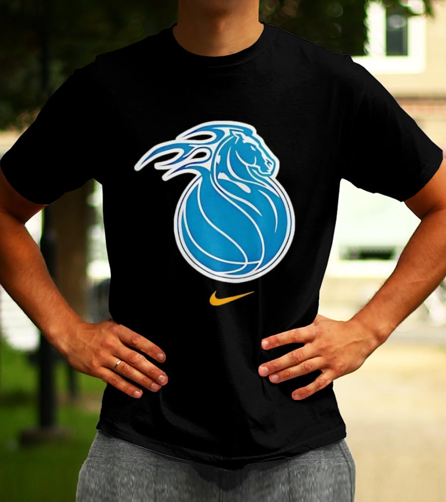 Detroit Pistons City Edition 2025 26 Nike Basketball Horse Concept T-Shirt