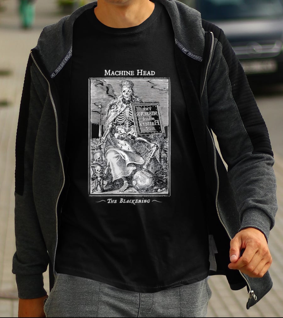 Machine Head The Blackening Skeleton The Mirror Reveals Not T-Shirt