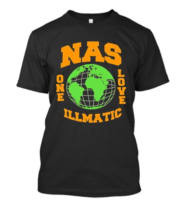 Nas Illmatic One Love Globe T-Shirt