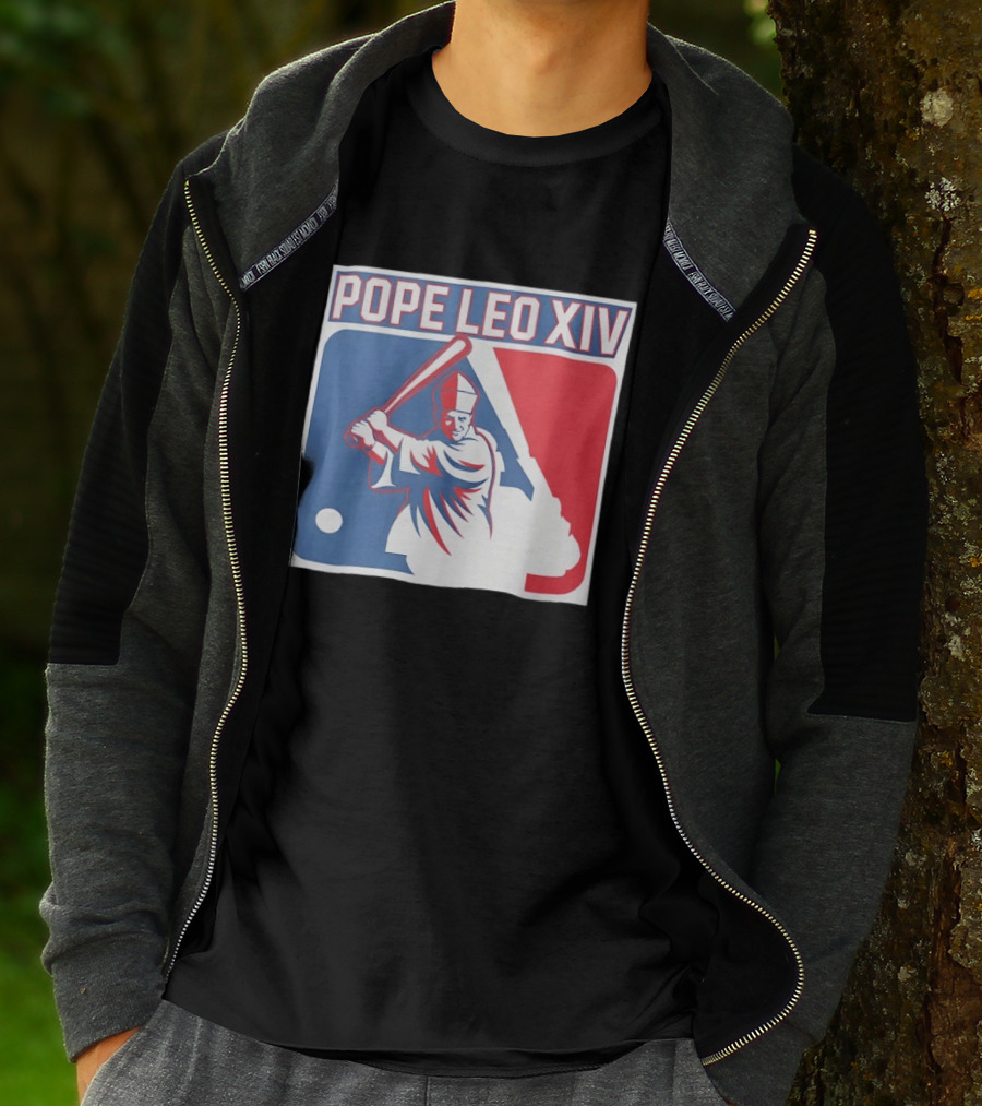 Pope Leo XIV Baseball Catholic MLB T-Shirt