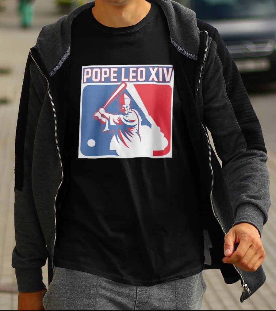 Pope Leo XIV Baseball Catholic MLB T-Shirt