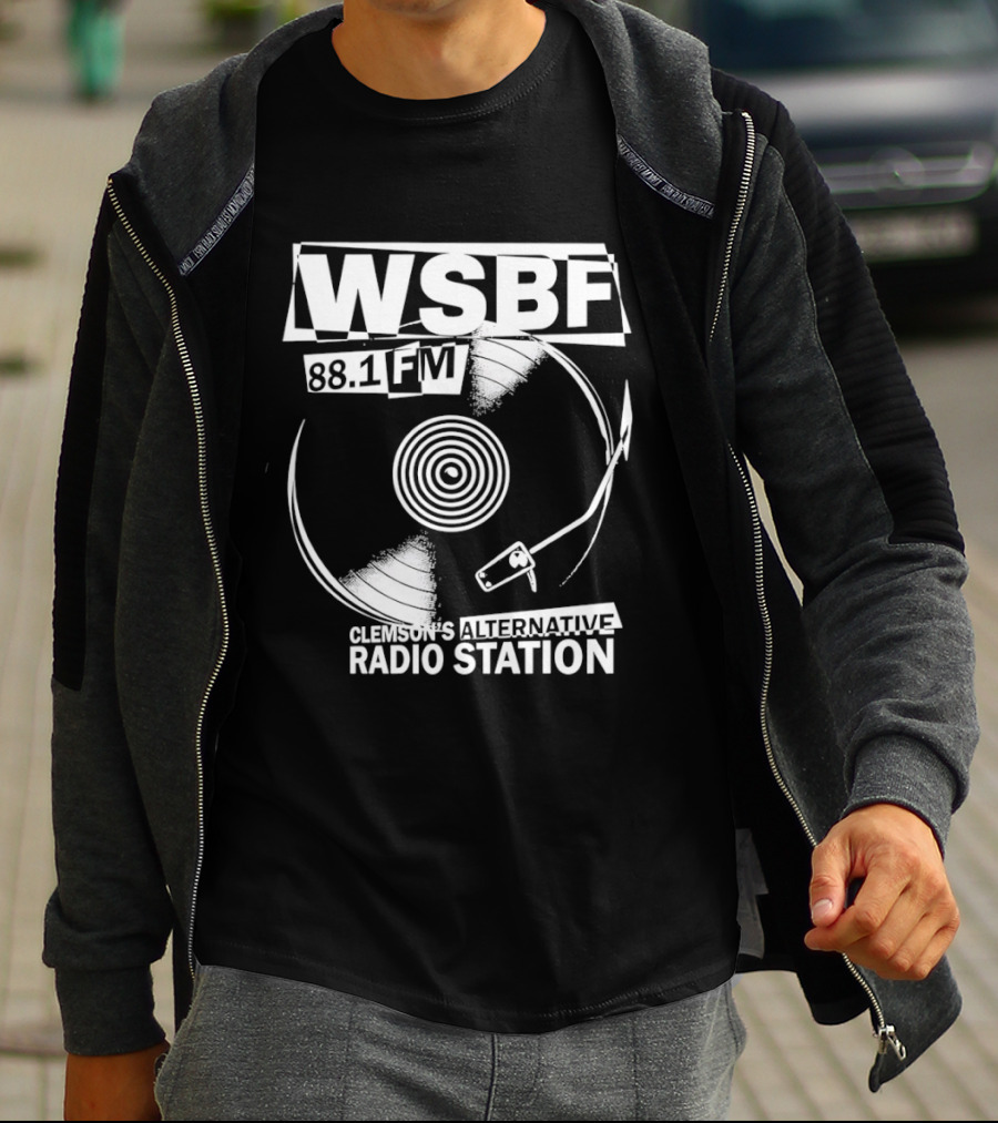 WSBF 88.1 FM Clemson's Alternative Radio Station T-Shirt