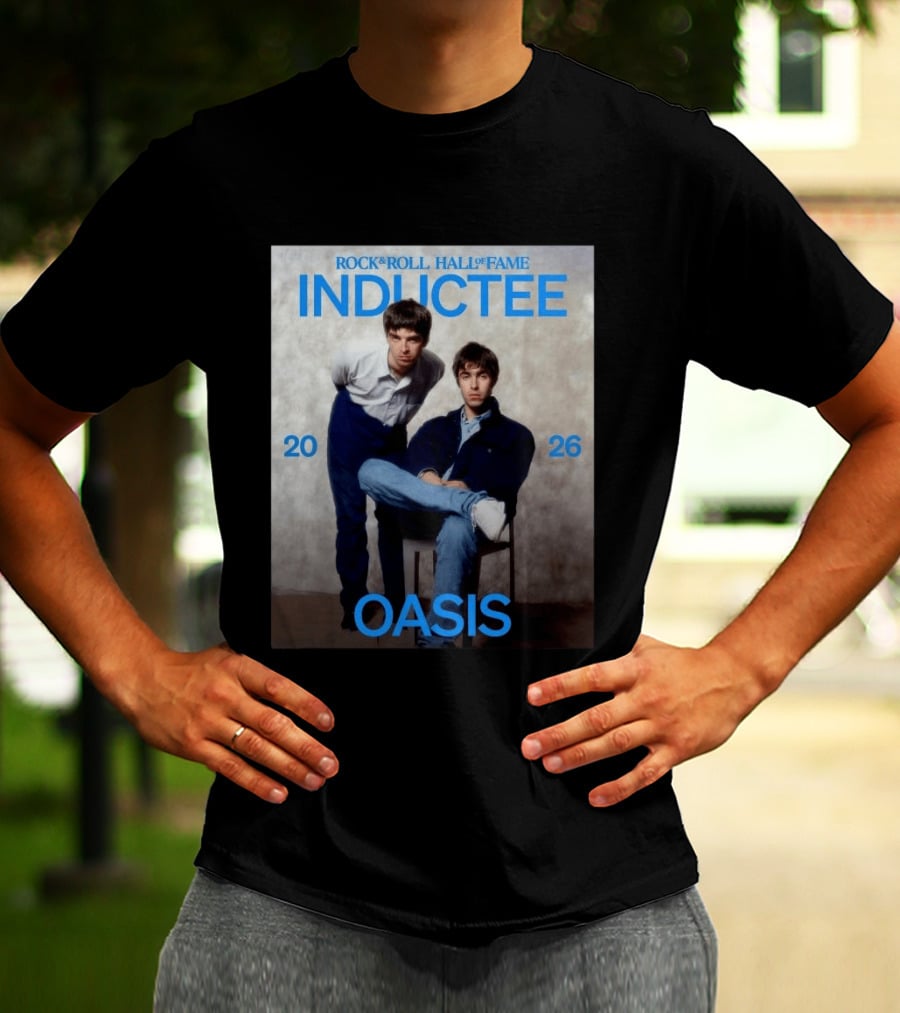 2026 Rock Roll Hall Of Fame Inductee Oasis T-Shirt