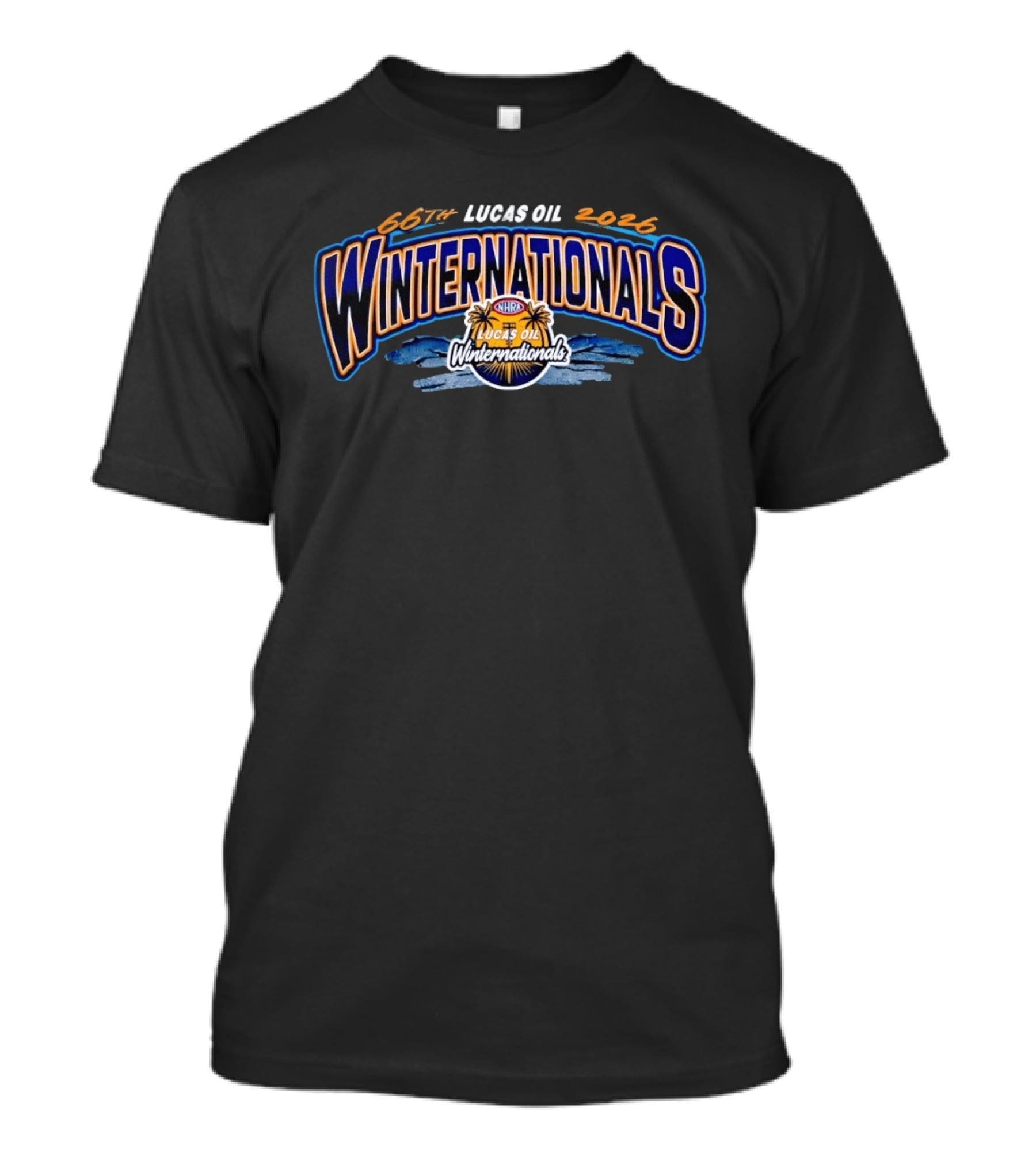 66th Lucas Oil 2026 NHRA Winternationals 4 Car T-Shirt