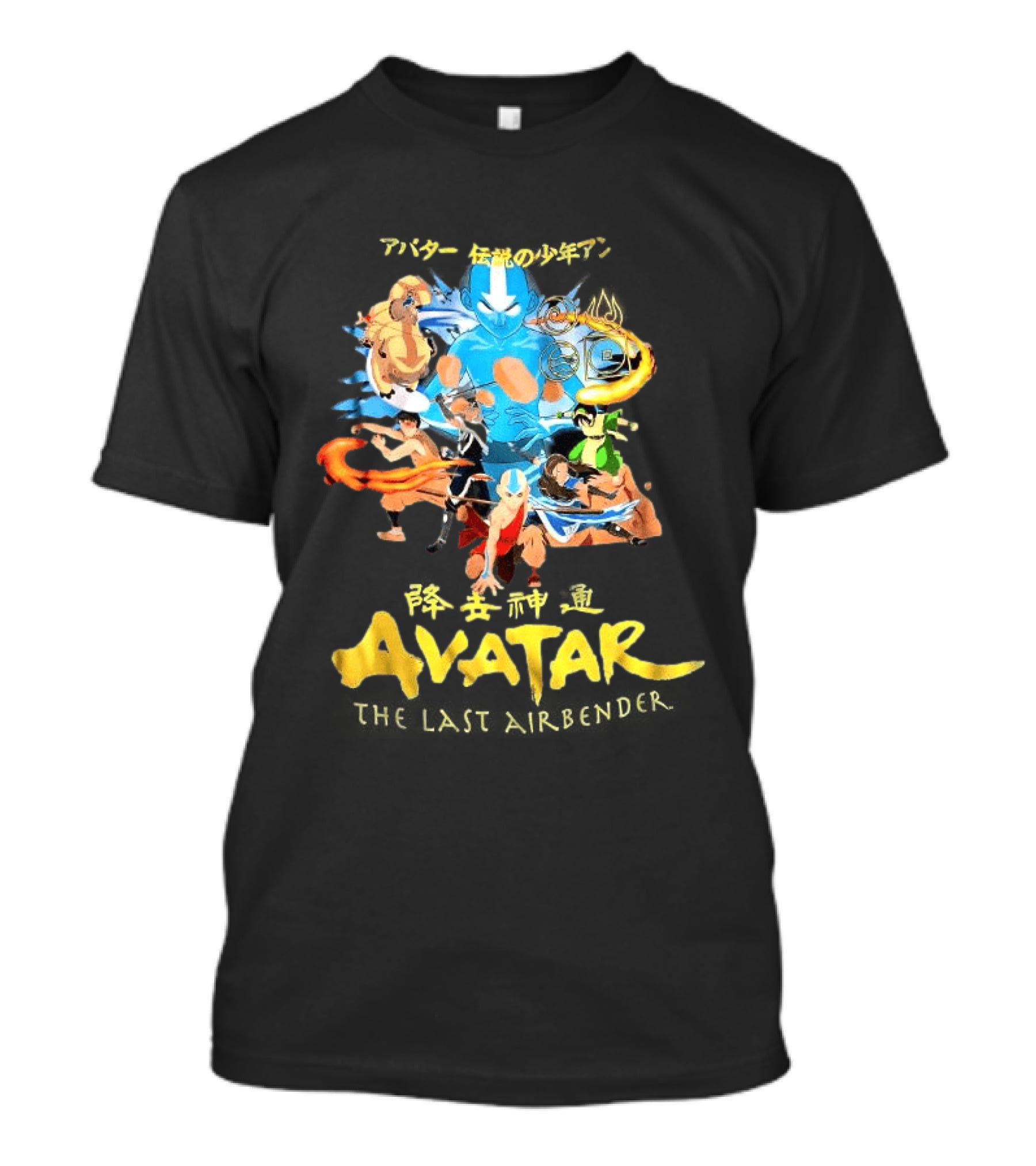Avatar The Last Airbender Characters Ensemble T-Shirt