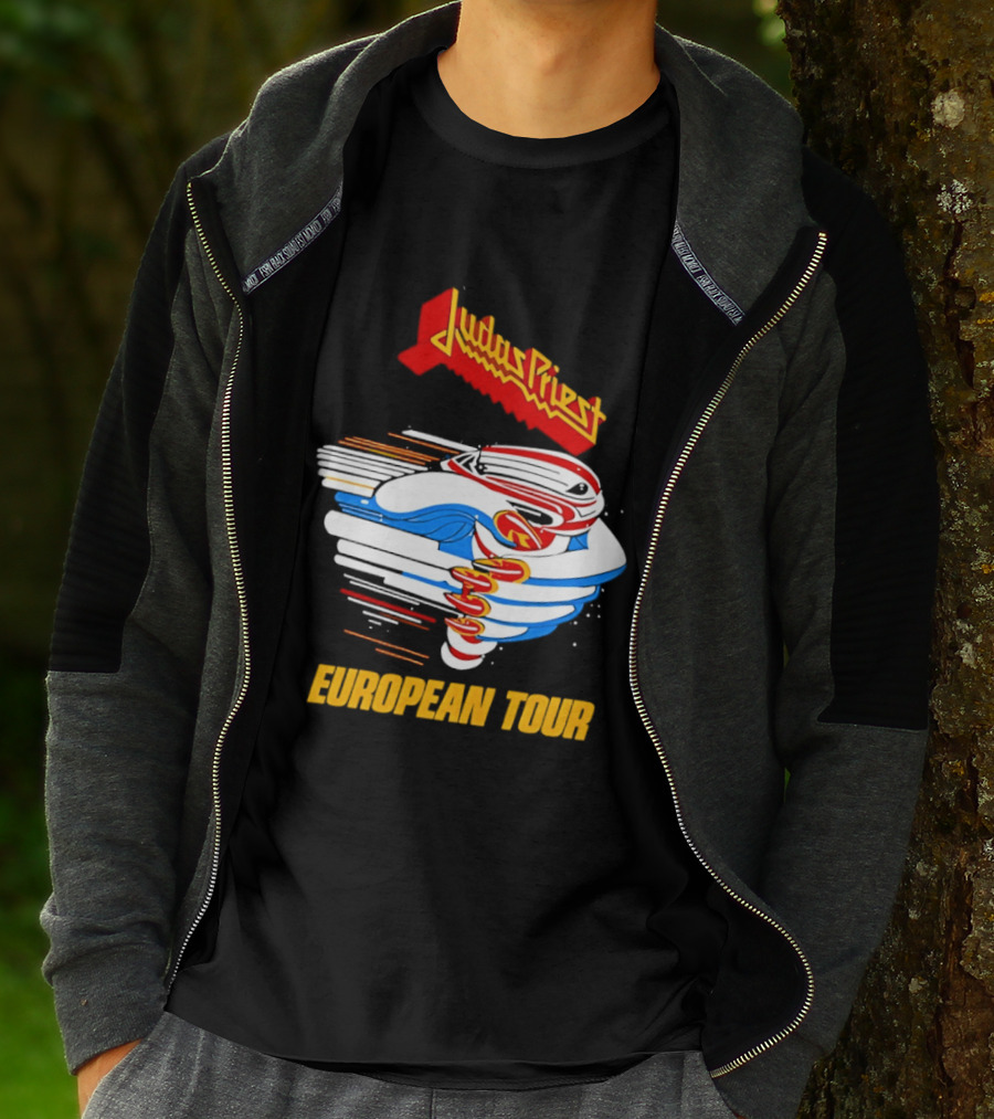 Judas Priest Turbo 40th Anniversary European Tour 1986 T-Shirt