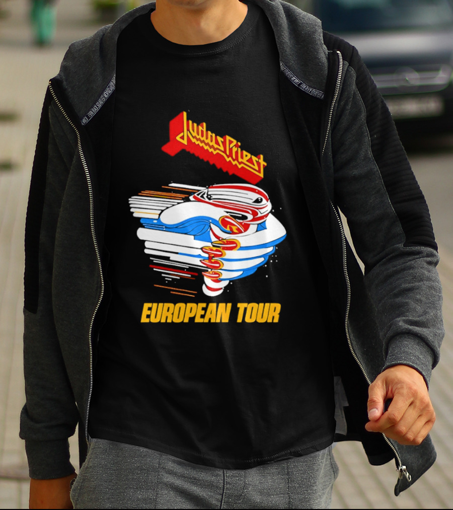 Judas Priest Turbo 40th Anniversary European Tour 1986 T-Shirt