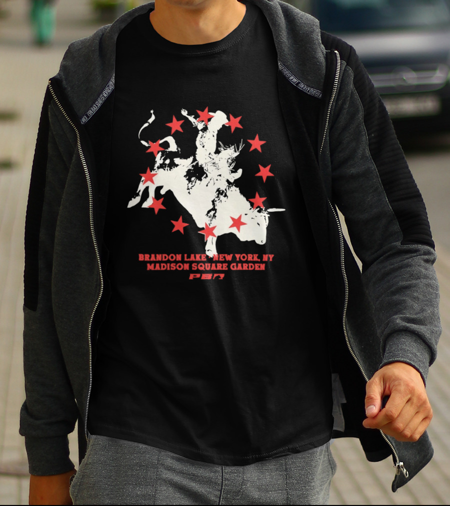 Brandon Lake New York Madison Square Garden PBR Rider Event T-Shirt