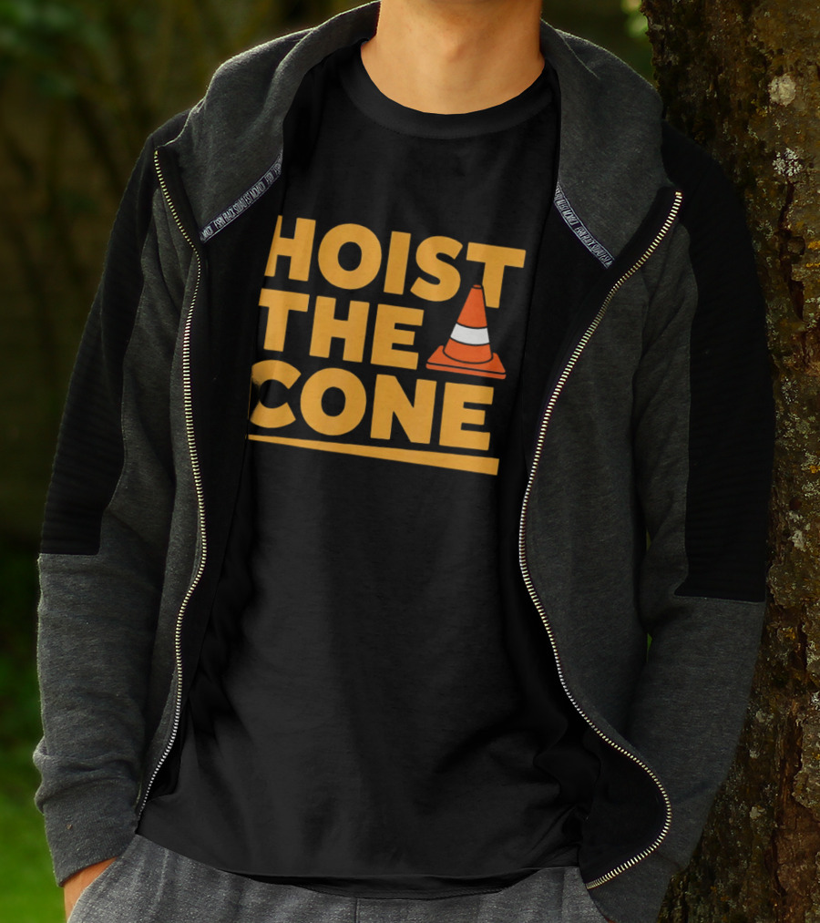 Pittsburgh Pirates Hoist The Cone Meme Traffic Cone Baseball T-Shirt