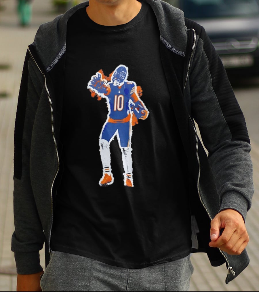 Luther Burden III Chicago Bears Bear Claw Celebration 2026 T-Shirt