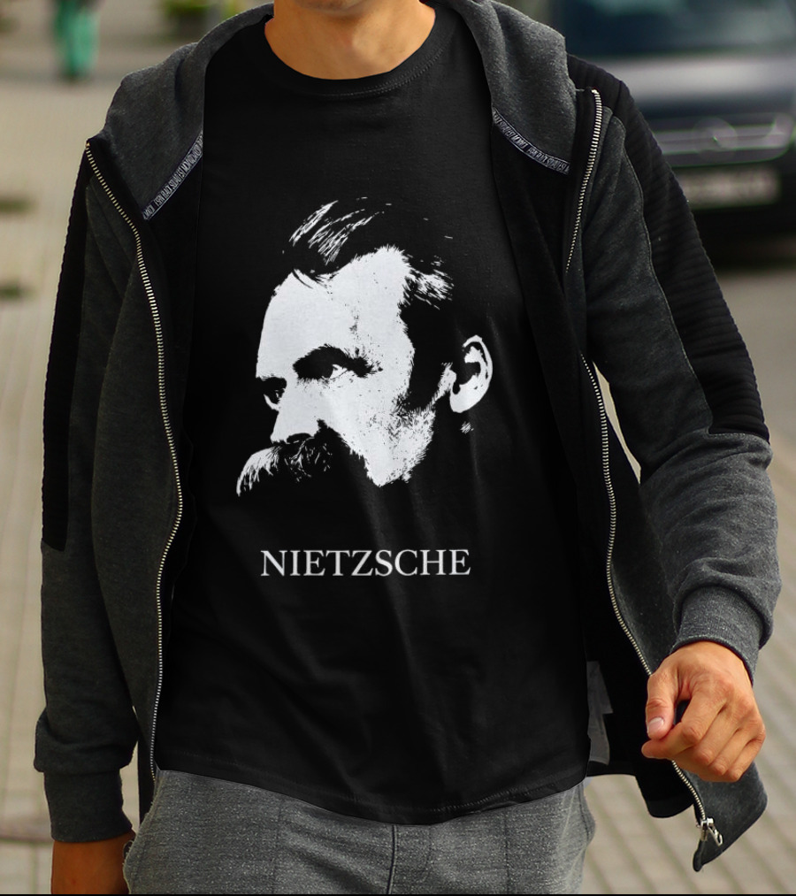 Gdragon Enfants Riches Deprimes Nietzsche Portrait Vintage Aesthetic T-Shirt