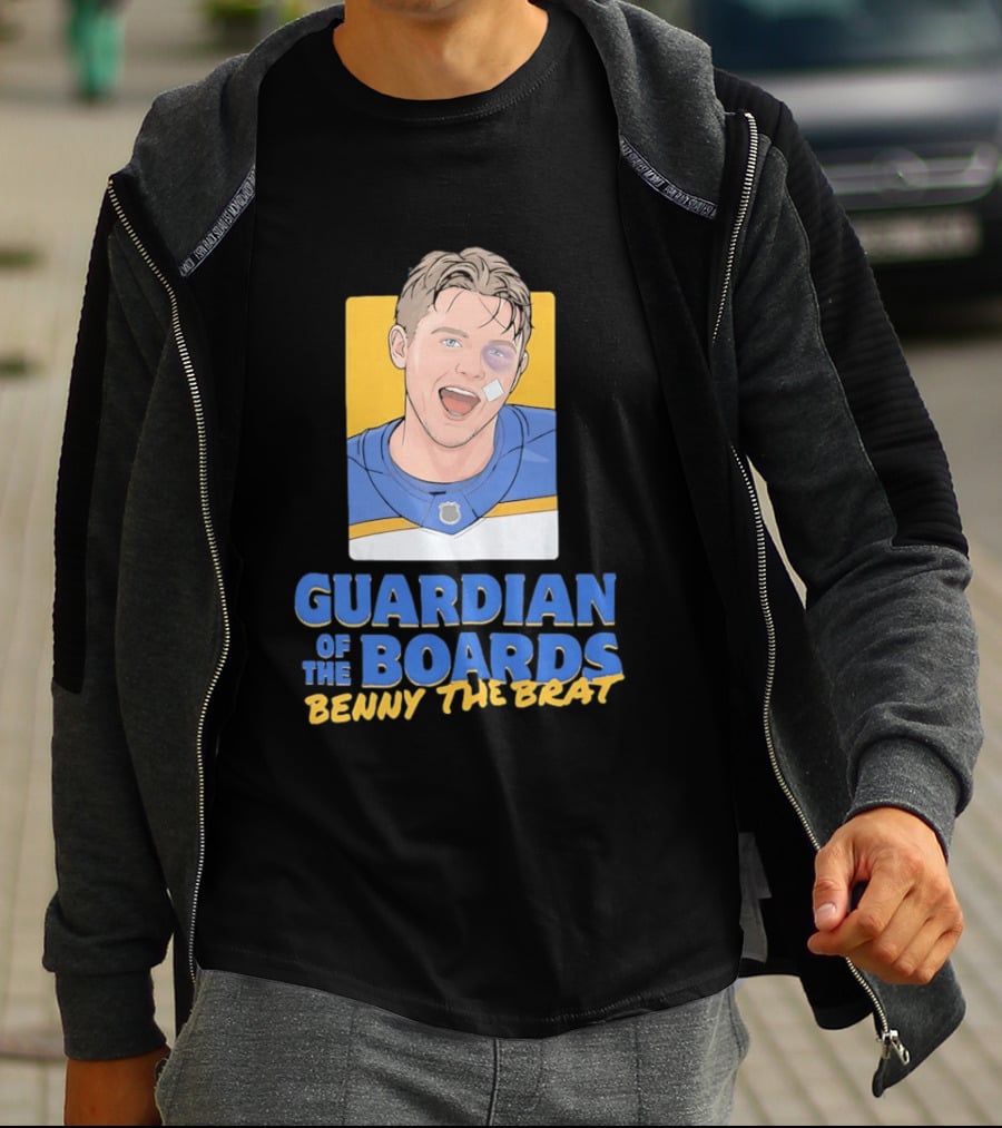 Guardian Of The Boards Benny The Brat Buffalo Sabres Hockey Player T-Shirt