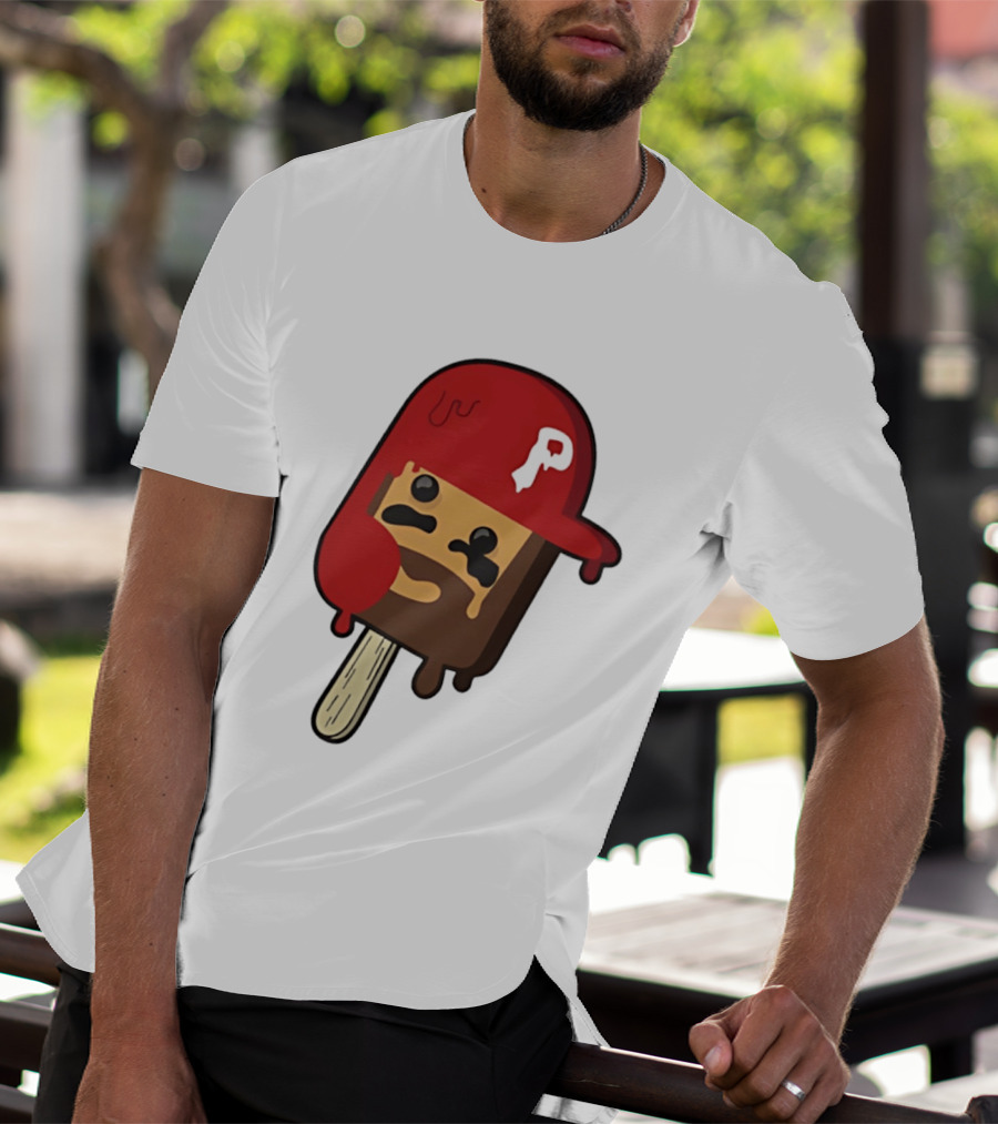 Bryce Harper Philadelphia Phillies Popsicle Red Cap Ice Cream T-Shirt