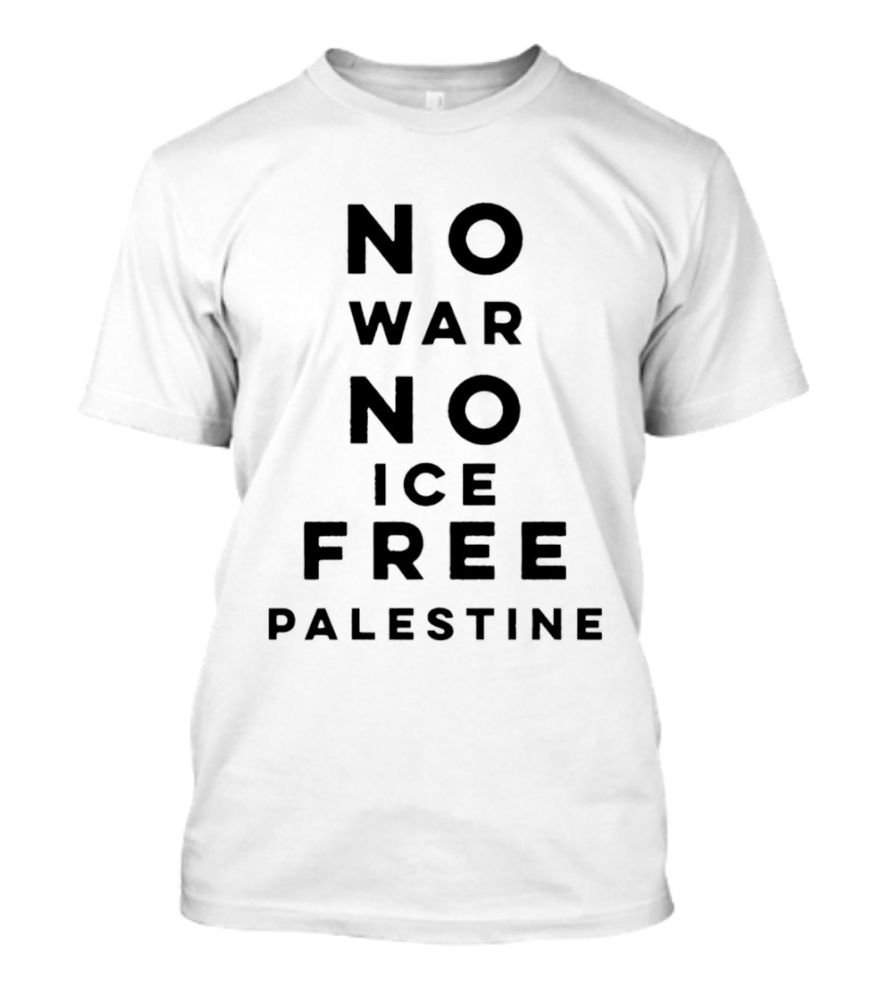 No War No Ice Free Palestine T-Shirt