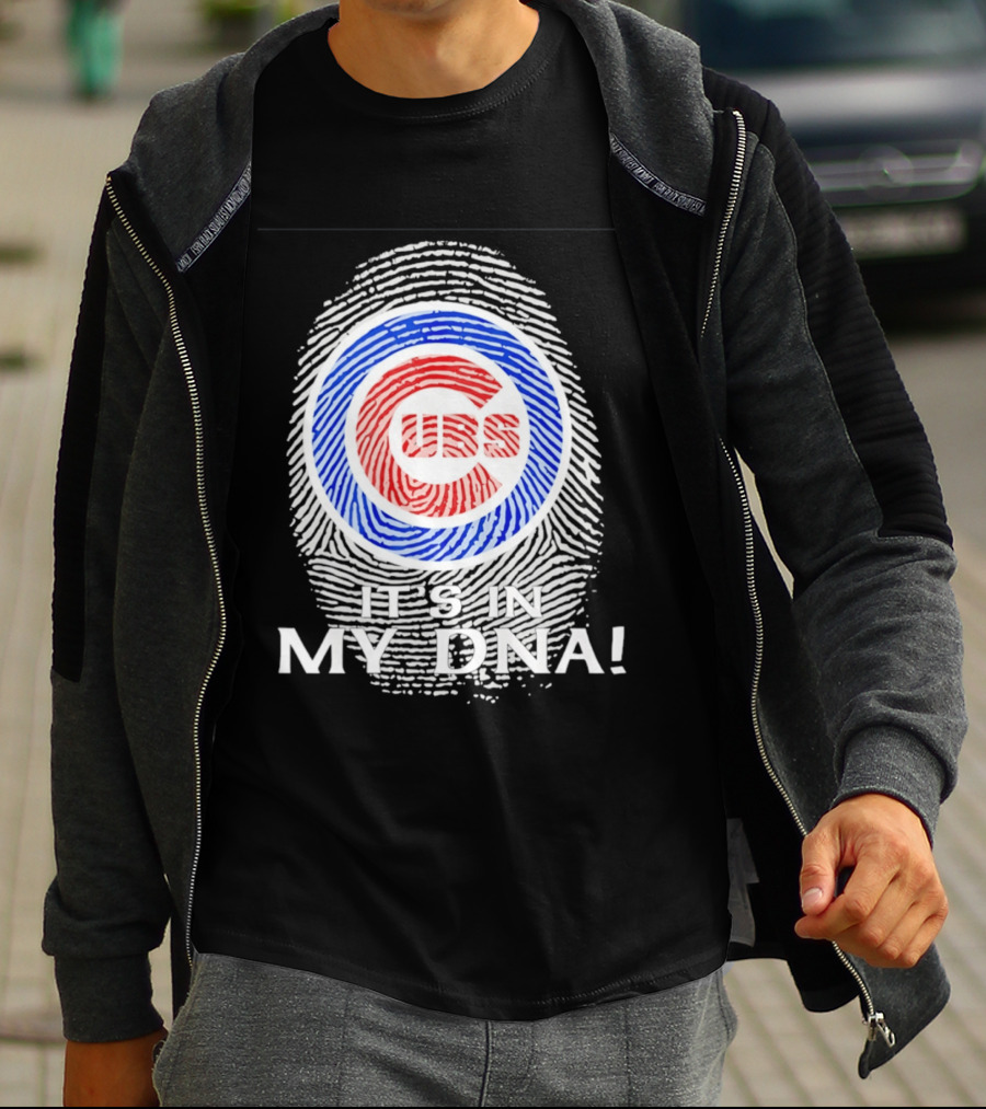 Chicago Cubs DNA Fingerprint It's In My DNA T-Shirt