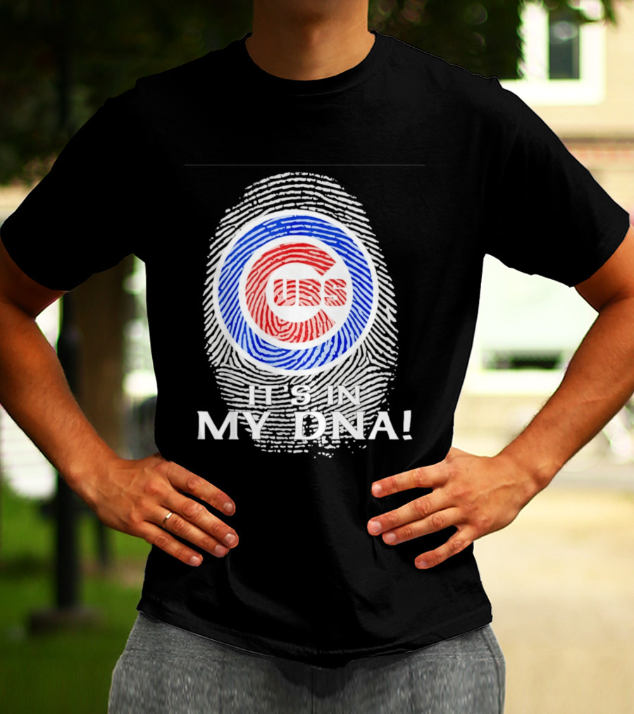 Chicago Cubs DNA Fingerprint It's In My DNA T-Shirt