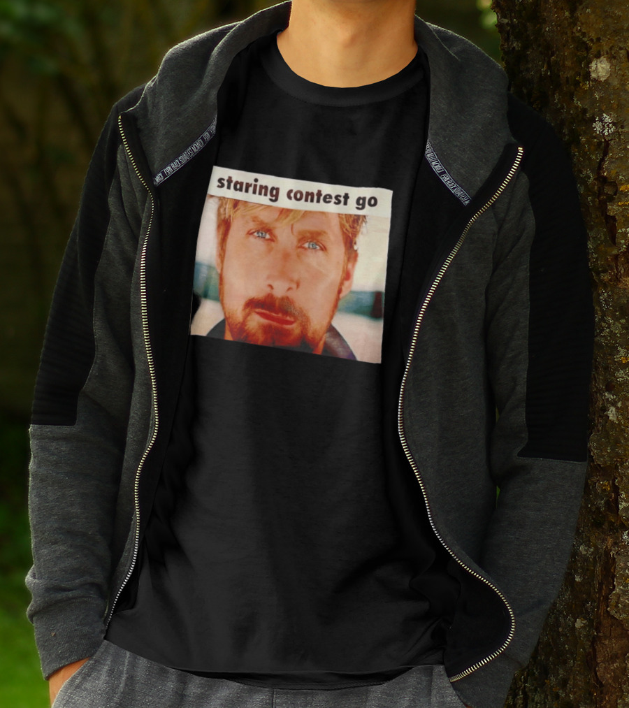 Ryan Gosling Staring Contest Go T-Shirt