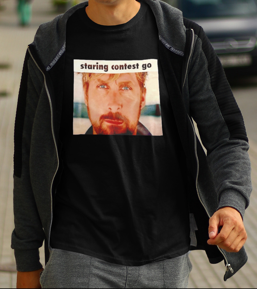 Ryan Gosling Staring Contest Go T-Shirt