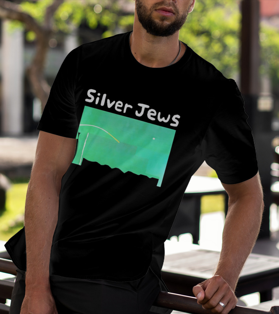 Silver Jews Green Abstract T-Shirt