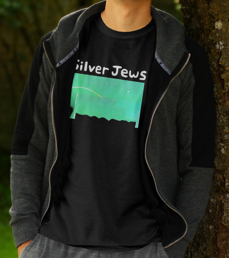 Silver Jews Green Abstract T-Shirt
