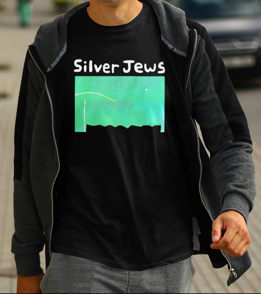 Silver Jews Green Abstract T-Shirt