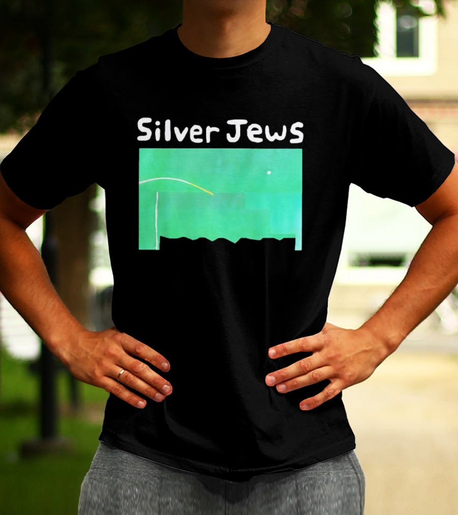 Silver Jews Green Abstract T-Shirt