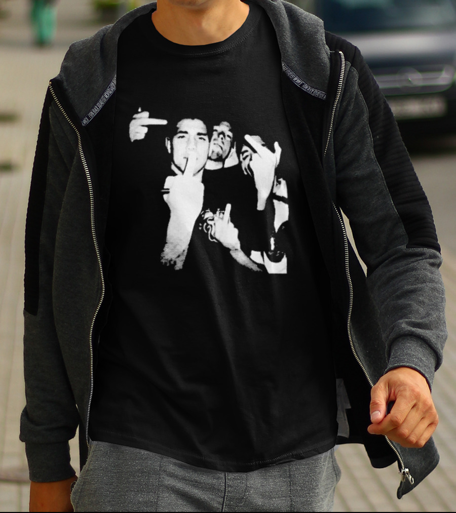 Mike Perry Nate Diaz Brothers Pose Iconic MMA Gesture T-Shirt