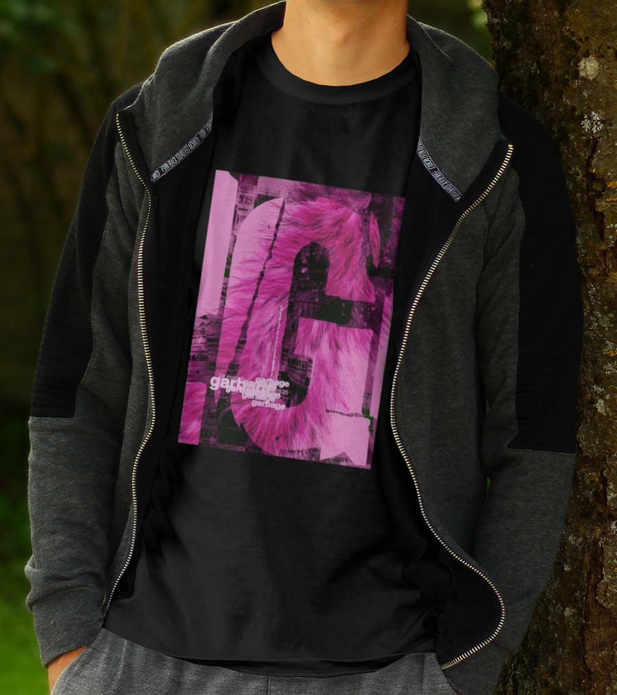 Garbage Royal Albert Hall April 2026 Tour Pink Fur T-Shirt